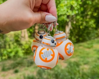 Star Wars Inspired BB-8 Fidget Clicker Keychain