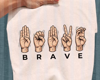 Manos de veteranos valientes en lenguaje de señas para hombres PNG - Agradecimiento a los veteranos en el Día de los Veteranos PNG, Manos en ASL Regalo patriótico para veteranos, Descarga digital