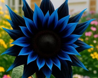 Exotische Sonnenblumenkerne - 100+ seltene helle Nicht-GVO-Erbstückblüten