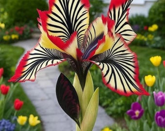 Seltene Iris Samen - Bunte Stauden Gartenblumen Mischung