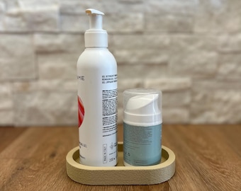 Minimal Design Soap Holder - Modern Japanese Style Bathroom Tray - Handmade Soap Dispenser Tray