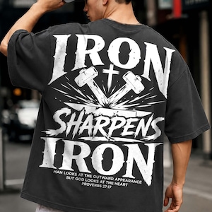Christian Png, Iron Sharpens Iron Png, Christian Streetwear Png, Proverbs 27 17 Png, Religious Png, Faith Png, Trending Png, Dtf Digital