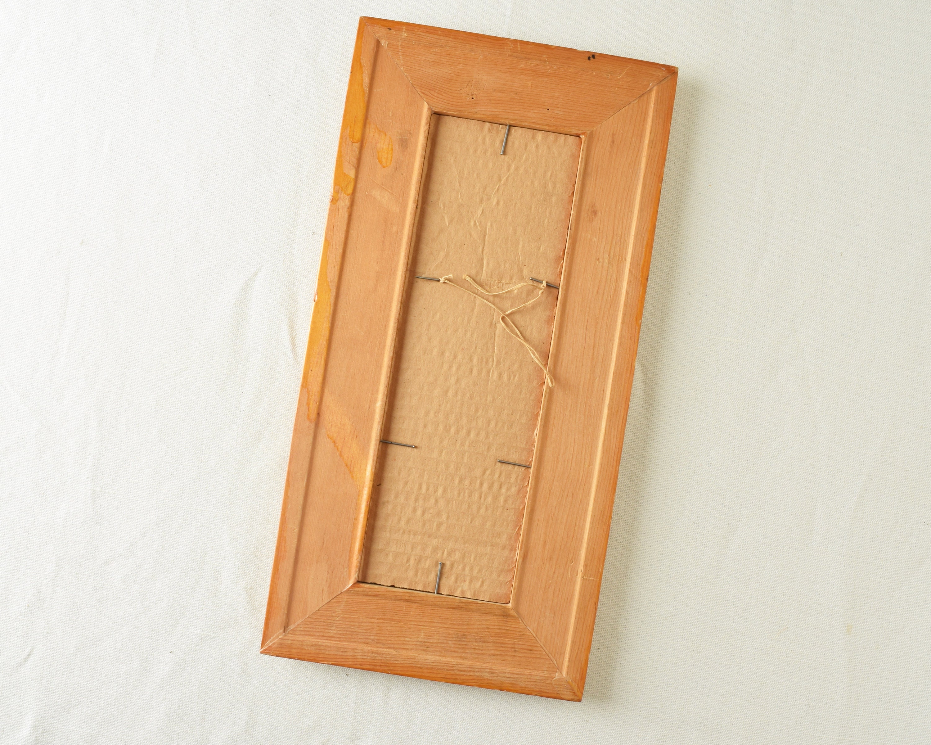 Vintage Wood Frame 15 x 8 Long Narrow Frame Etsy