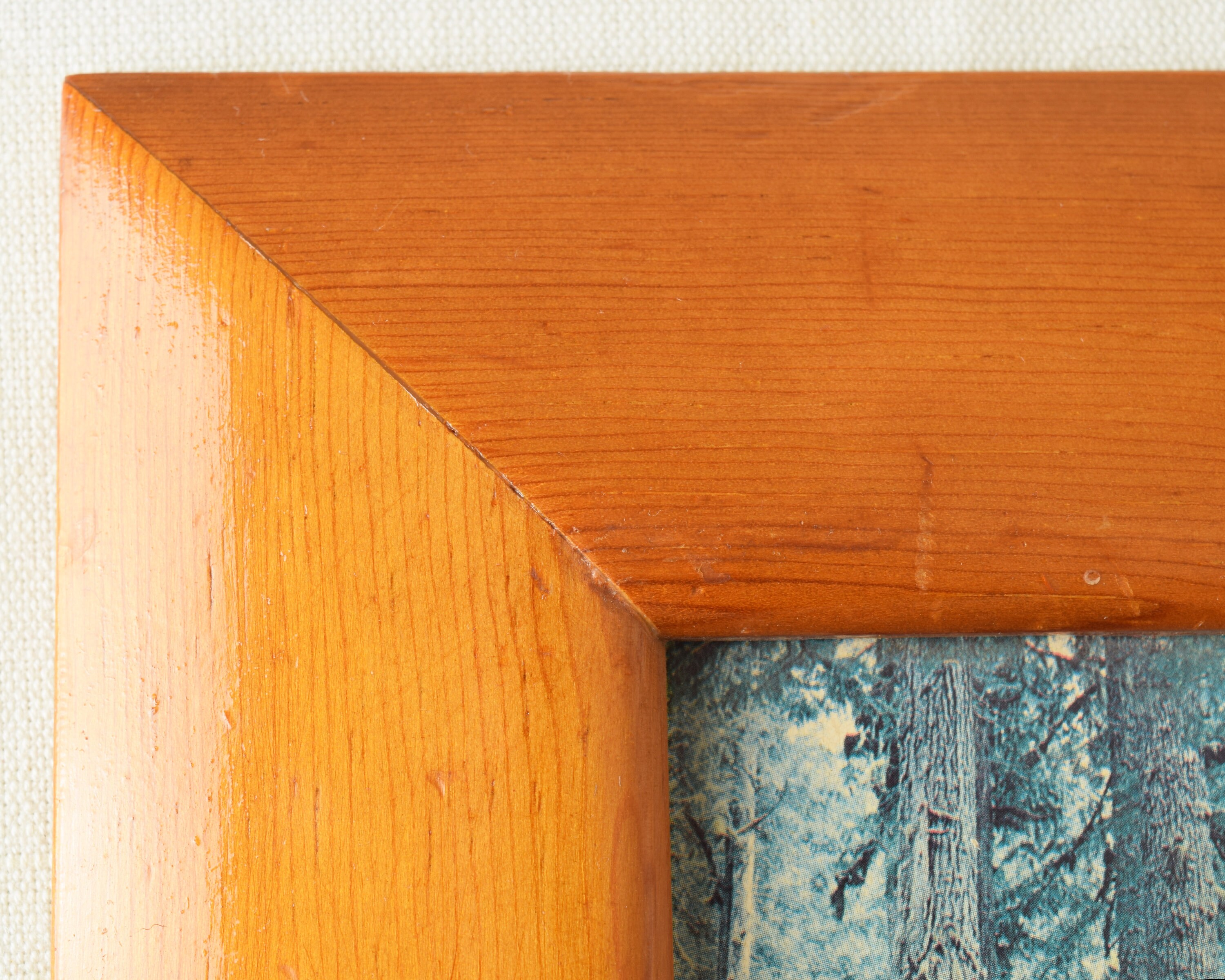 Vintage Wood Frame 15 x 8 Long Narrow Frame Etsy