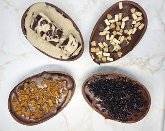 Brownie filled easter egg. Assorted flavours