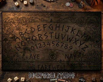 Fantasy Ouija TCG Playmat Art | MTG Playmat Art | Custom Art Playmat | Custom Playmat Image Download