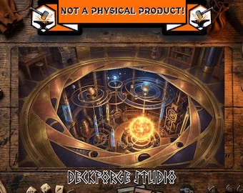 3D Aether Engine TCG Playmat Art | Fantasy Playmat Art | Custom Art Playmat | Custom Playmat Image Download