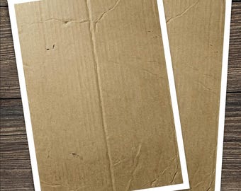 Plain Cardboard TCG Card Sleeve Art | Funny Card Sleeves | Cardboard Print | Custom Sleeve Art