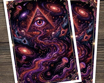 Cthuluminati TCG Card Sleeve Art | Fantasy Digital Art | MTG/Yugioh/Pokemon Sleeves | Custom Sleeve Art Download