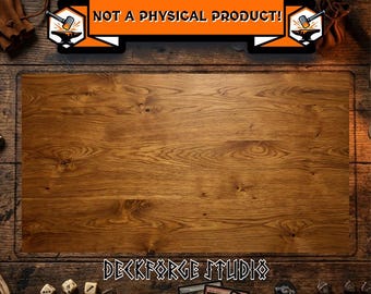 BYOT (Bring Your Own Table) TCG Playmat Art | Funny Meme Playmat Art | Wood Grain Table Texture Playmat | Custom Playmat Image Download