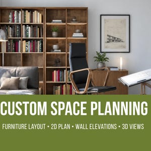 Custom Room Layout and Furniture Plan | 2D Plan, Elevations & 3D Views
