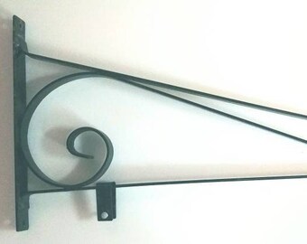 Vintage Heavy Duty/Industrial Wrought Iron Banner Bracket,Banner Holder,Sign Holder,Decorative Scroll Banner Bracket,FREE Shipping