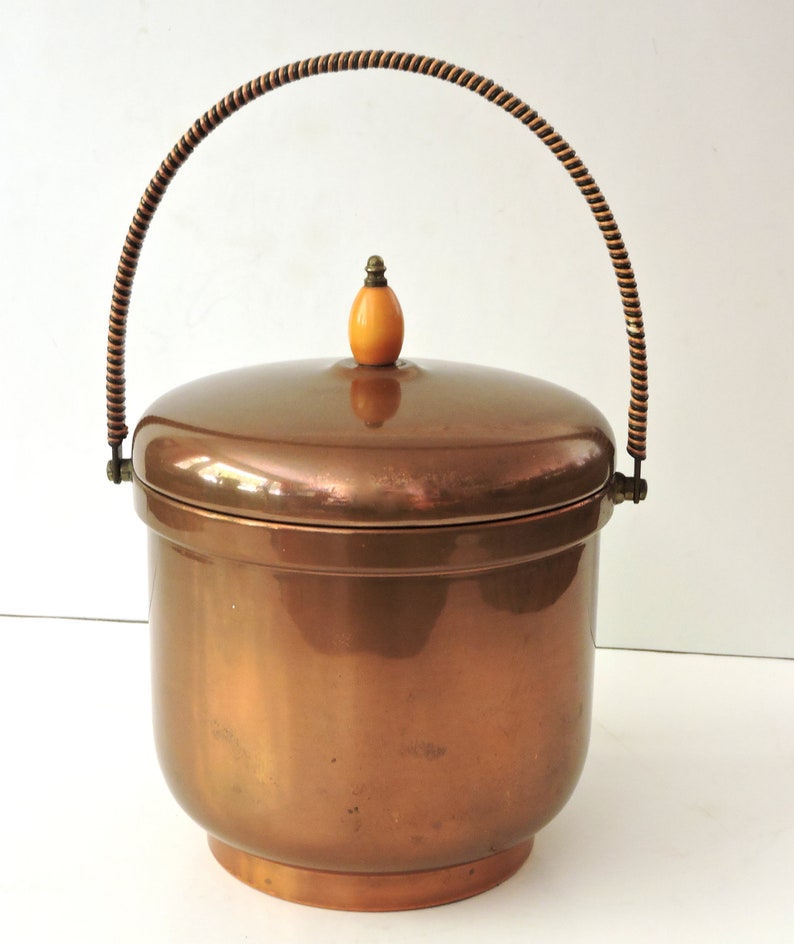 Vintage Ice Bucket Coppersheffield Silver Co.housewarming Etsy
