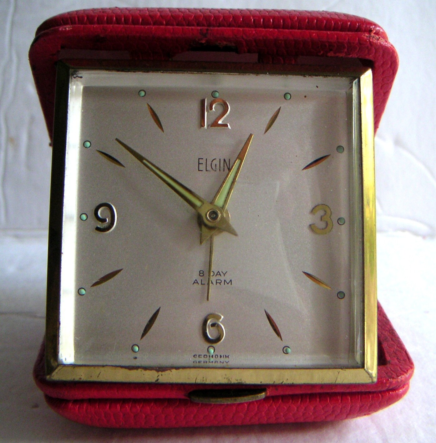 Vintage Travel Alarm Clock. Elgin 8 Day AlarmMade in Etsy
