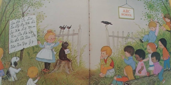Vintage Children's Book,gyo Fujikawa's A to Z Picture Book