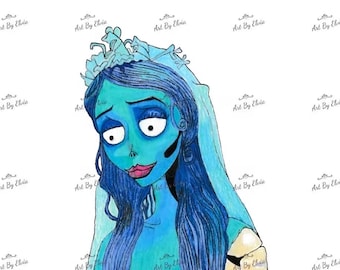 Emily, Corpse Bride; Original Artwork