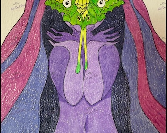 Oeuvre d'art originale de Luna Moth