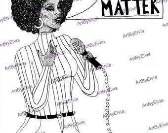 Black Voices Matter, PRINT