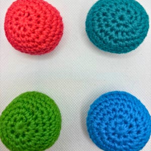 Bundled Soft Crochet Fidget Ball, Squishy Filled Sensory Toy