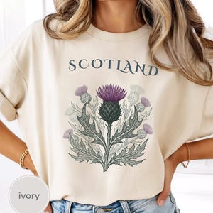 Camiseta Scotland Thistle, Comfort Colors® Alba Gu Bràth Scotland Forever Tee, Camiseta escocesa vintage, Sassenach Scottish Heritage Highlands Gift