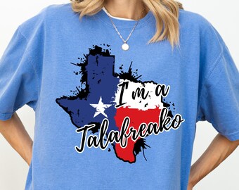 I'm A Talafreako Texas Shirt, 2026 Senate Tee, Comfort Colors Progressive Texan Tee, Political Texas Flag Shirt, Vote for Texas T-Shirt