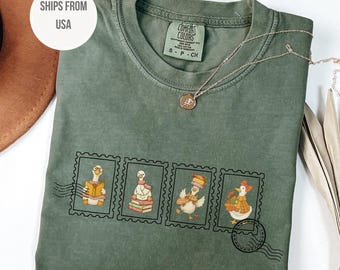 Camiseta de lectura Silly Goose, Comfort Colors® Bookish Goose, regalo para amantes de los libros, sudadera con sellos, regalo para maestros, camiseta de bibliotecaria, camiseta moderna