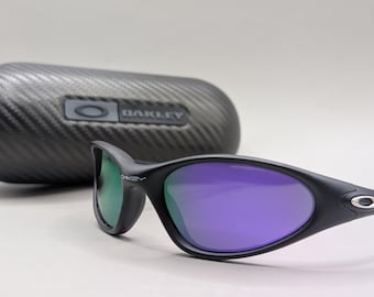 Oakley Minute 1.0 zonnebril – Zwart montuur met spiegelende glazen