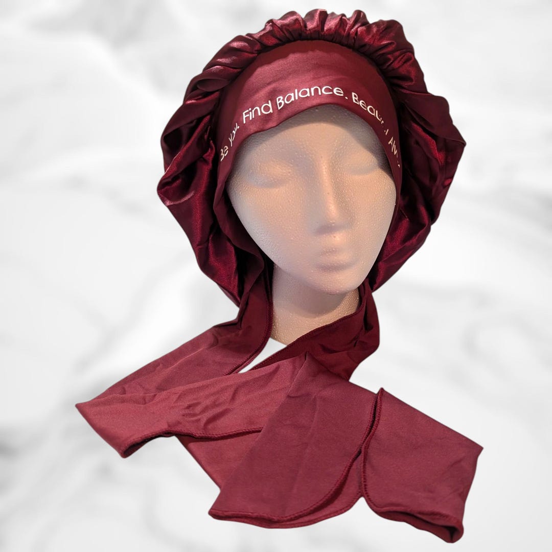 Headspace Double-lined Satin Bonnet – Soft Hair Protection – Self-care ...