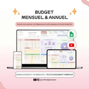 Monthly and annual budget - Google Sheets