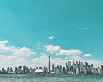 Toronto Lakeview, Toronto Skyline, Toronto Photography, Toronto Art Print, Lake Ontario, Cn Tower Toronto, Toronto Wall Art, Cn Tower Photo
