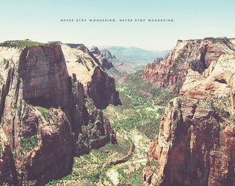 Zion National Park, Zion Art, Zion Print, Zion Photography, Zion Utah, Utah Photography, Utah Art, Utah Rocks, Travel Art, Wanderlust Art