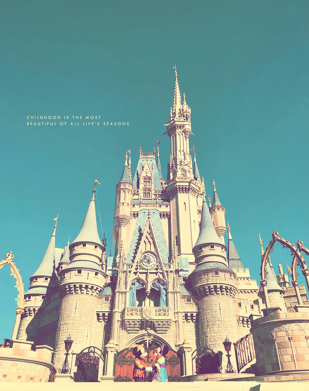 Magic Kingdom Castle Disney World Art Disney Magic Kingdom Etsy