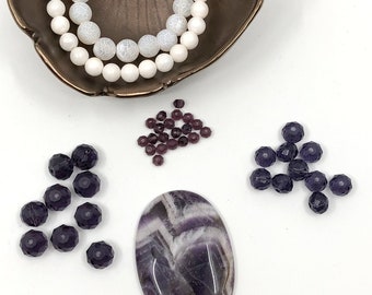 Violett im Schnee - Bead Collection