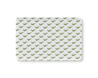 Groene krokodillen | Hoeslaken voor baby's | Katoenen laken voor babydieren