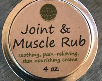 Rub articulación y músculo vegano