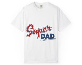 Super Dad T-shirt | Retro Script Fathers Day Tee