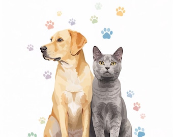 Homeopathic Pet Care Guide – Printable PDF | Natural Remedies for Cats & Dogs | Quick Symptom Checklist | Holistic First Aid Sheet