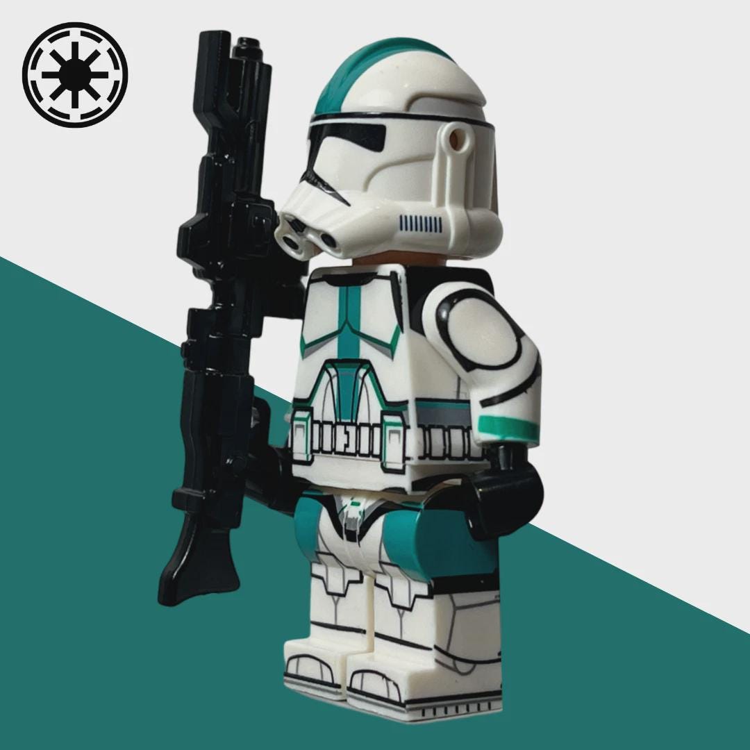 Lego Star Wars Captain Howzer Squad Clone Trooper Battlepack 3x Custom ...