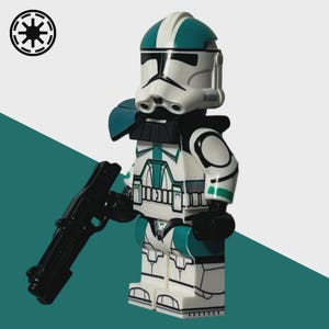Custom Howzer Minifigure Lego Star Wars Captain Howzer Squad Clone Trooper Battlepack 3x Custom ...