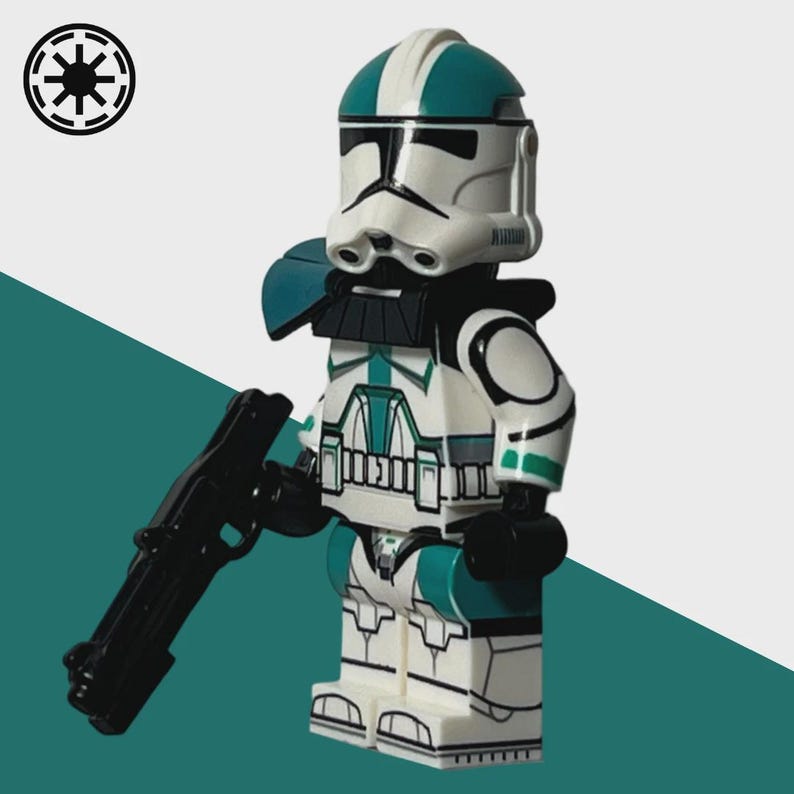 Lego Star Wars Captain Howzer Squad Clone Trooper Battlepack 3x Custom ...