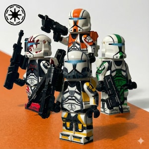 Lego Star Wars Delta Squad Custom Minifigures Clone Wars Boss Fixer Scorch Sev