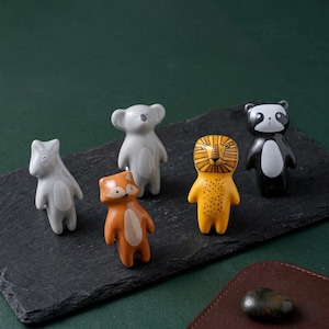 Safari Animal Cabinet Knobs, Sea & Fox Nursery Drawer Pulls, Kids Furniture Decor