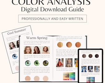 Personal Color Analysis Guide | 12 Season System (Digital Download)