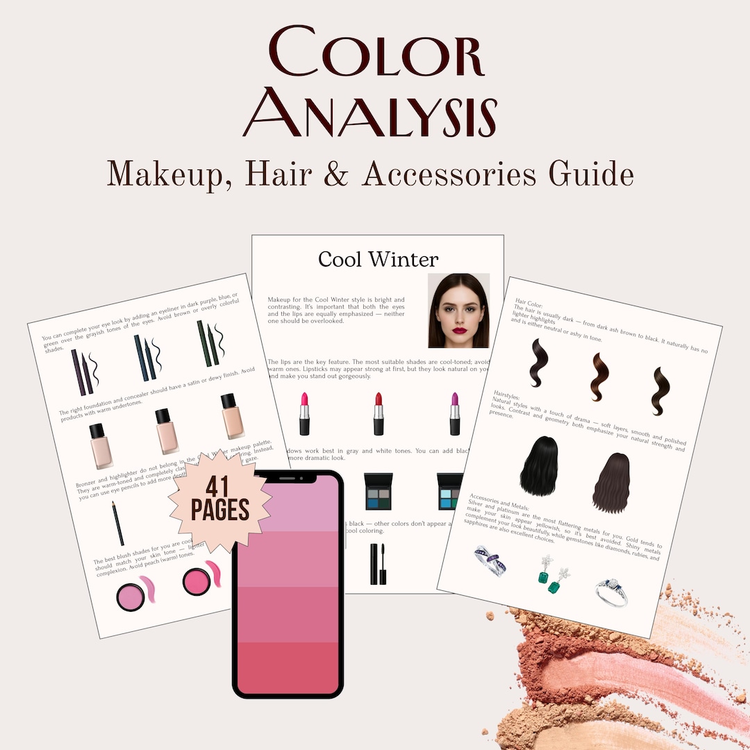 Makeup Guide.pdf Makeup Digital Guide | Color Analysis | 12 Season System | Makeup, Hair ...