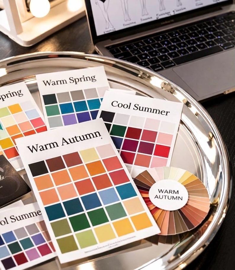 Seasonal Color Analysis Kit | Color Consultant Palette Guide (digital ...