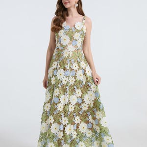 sachin and babi light blue dress Garden party semiformal dress code main image 1