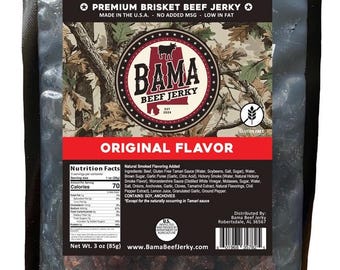Premium Brisket Beef Jerky - Original Flavor 3oz