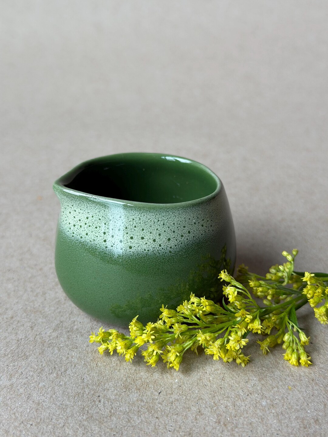 1940s Tamac Pottery Ceramic Creamer Pitcher, Avocado Green - Etsy