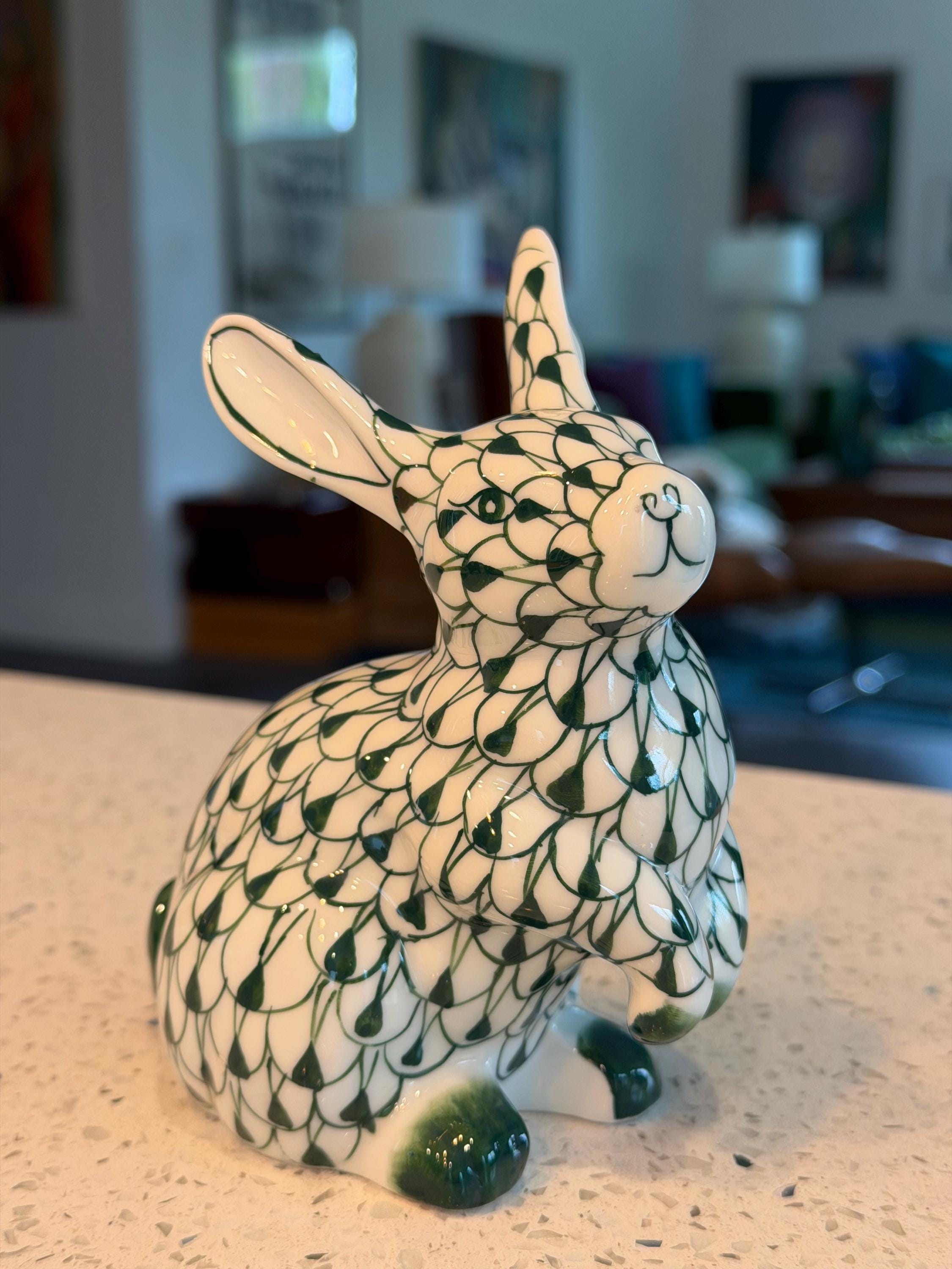 Vintage Herend Rabbit - Etsy