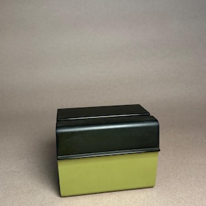Vintage Plastic Index Card Holder - Etsy